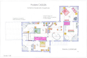 Podere Casilea, first floor inside